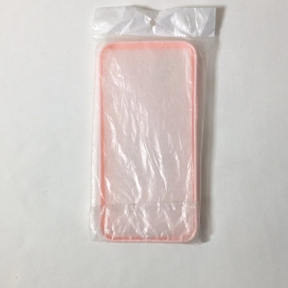 SAITONG Pink silicone case for iPhone 15 Plus